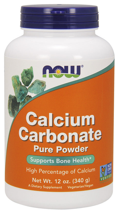 Produkto nuotrauka: NOW Foods Calcium Carbonate, Pure Powder - 340 g