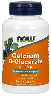 NOW Foods kalcija D-glukarāts, 500 mg – 90 kapsulas