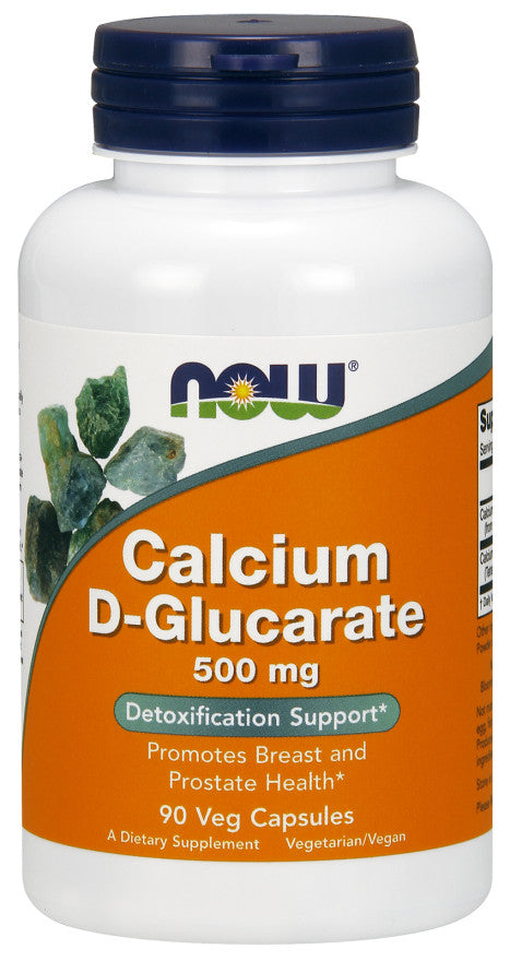 NOW Foods kalcija D-glukarāts, 500 mg – 90 kapsulas