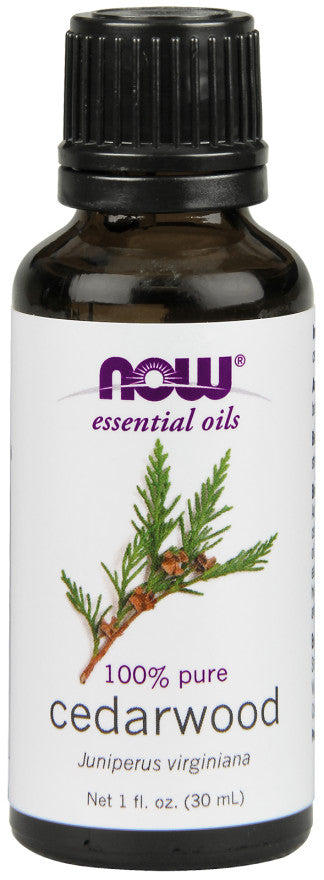 NOW Foods ēteriskā eļļa, ciedra koka eļļa - 30 ml.