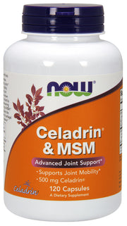 Produkto nuotrauka: NOW Foods Celadrin & MSM, 500mg - 120 kapsulių