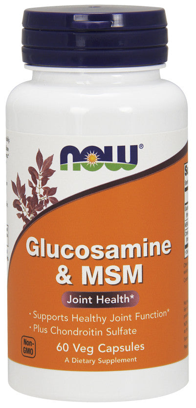 Produkto nuotrauka: NOW Foods Glucosamine & MSM - 60 kapsulių