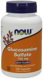 NOW Foods glikozamīna sulfāts, 750 mg - 120 kapsulas