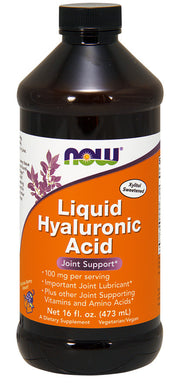 NOW Foods šķidra hialuronskābe - 473 ml.