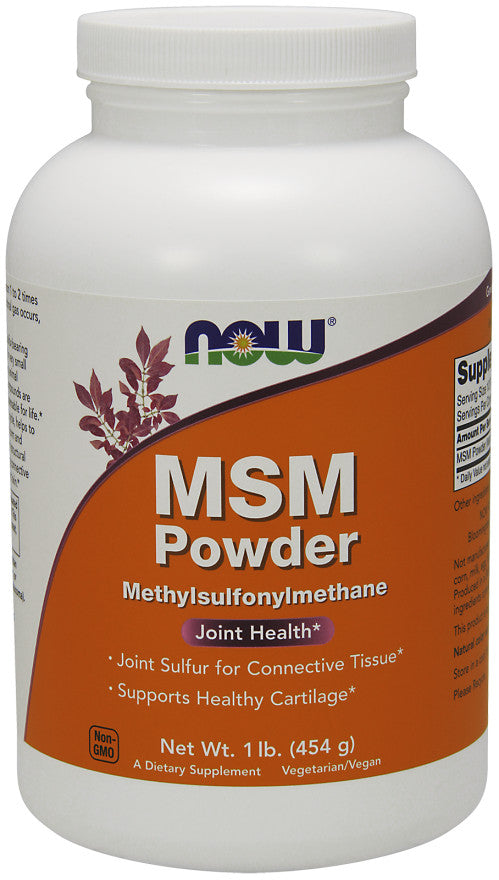 Produkto nuotrauka: NOW Foods MSM Methylsulphonylmethane, Powder - 454 g