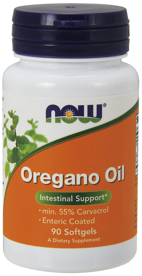 Produkto nuotrauka: NOW Foods Oregano Oil, Enteric - 90 minkštųjų kapsulių