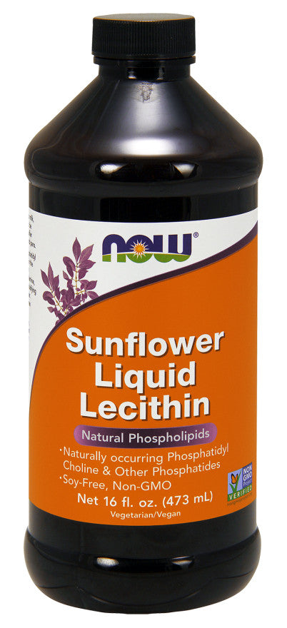 Produkto nuotrauka: NOW Foods Sunflower Lecithin, Liquid - 473 ml.