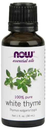 NOW Foods ēteriskā eļļa, baltā timiāna eļļa - 30 ml.
