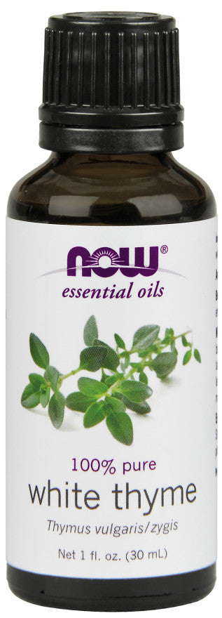 NOW Foods ēteriskā eļļa, baltā timiāna eļļa - 30 ml.