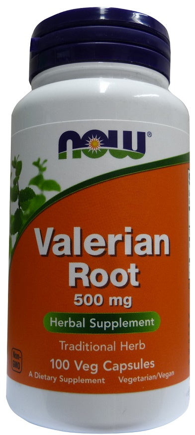 NOW Foods Valeriāna sakne, 500 mg – 100 kapsulas