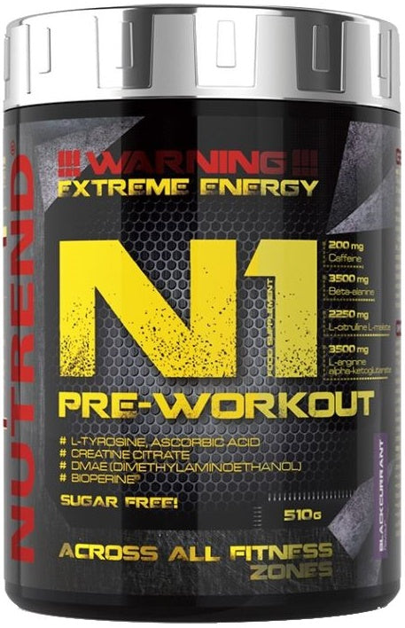 Nutrend N1 pirms treniņa, upeņu garša - 510 g