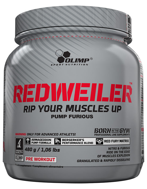 Olimp Nutrition RedWeiler, sarkanais punčs — 480 g