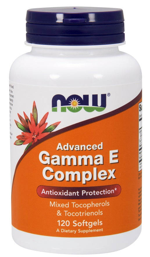 Produkto nuotrauka: NOW Foods Advanced Gamma E Complex - 120 minkštųjų kapsulių