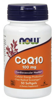 NOW Foods KoQ10, 100 mg – 50 kapsulas