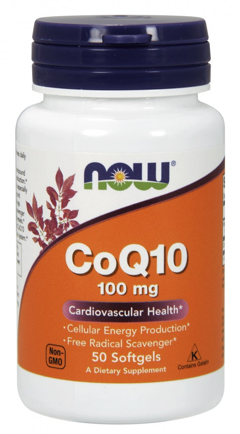 NOW Foods KoQ10, 100 mg – 50 kapsulas