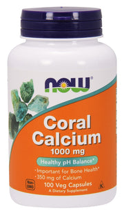 NOW Foods Koraļļu kalcijs, 1000 mg – 100 kapsulas
