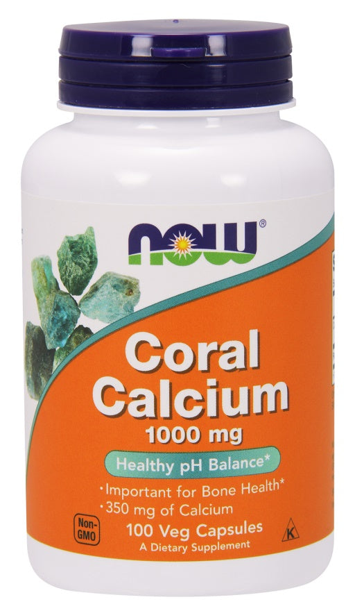 NOW Foods Koraļļu kalcijs, 1000 mg – 100 kapsulas