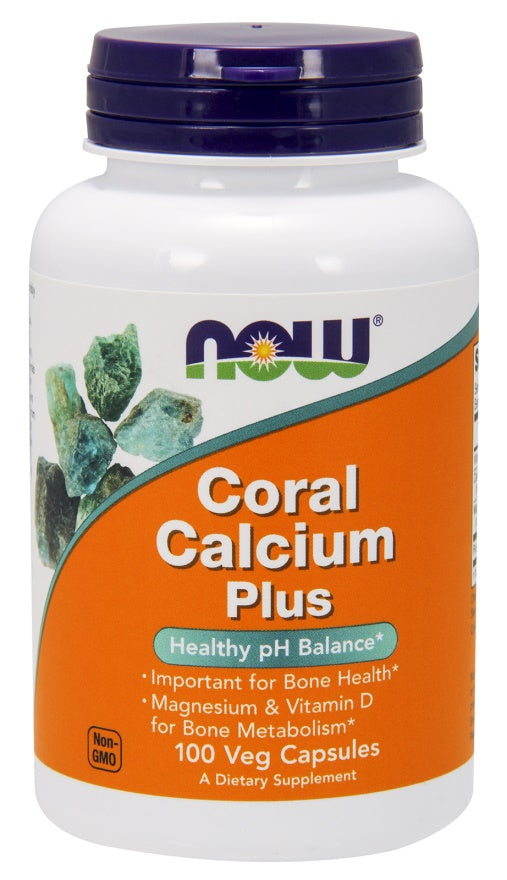 Produkto nuotrauka: NOW Foods Coral Calcium Plus - 100 kapsulių