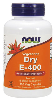 NOW Foods E vitamīns - 400 sauss, veģetārs - 100 kapsulas