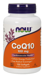 NOW Foods CoQ10, 100 mg – 150 kapsulas