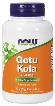 NOW Foods Gotu Kola, 450 mg – 100 kapsulas