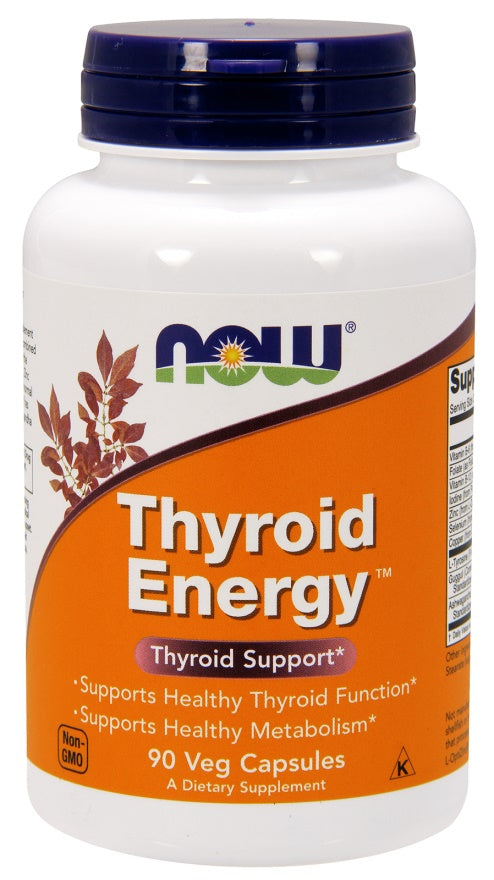Produkto nuotrauka: NOW Foods Thyroid Energy - 90 kapsulių