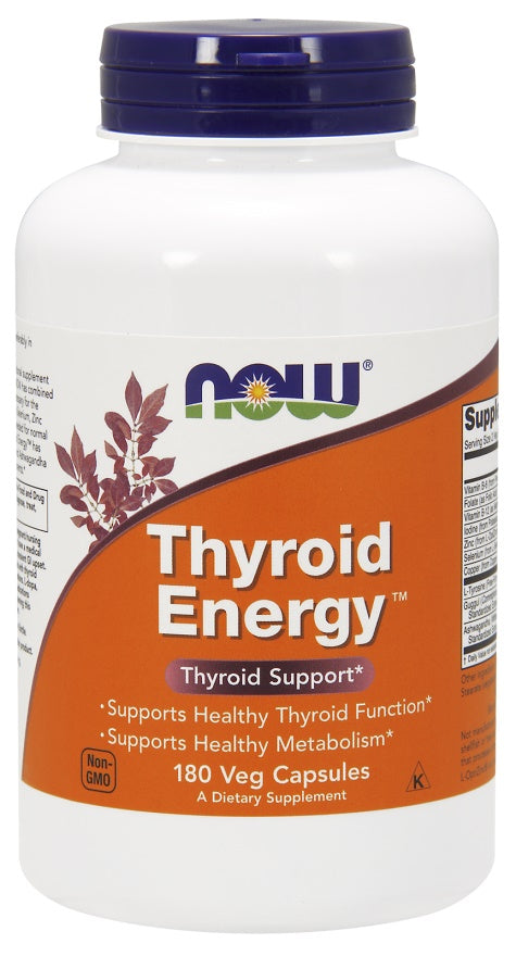 Produkto nuotrauka: NOW Foods Thyroid Energy - 180 kapsulių