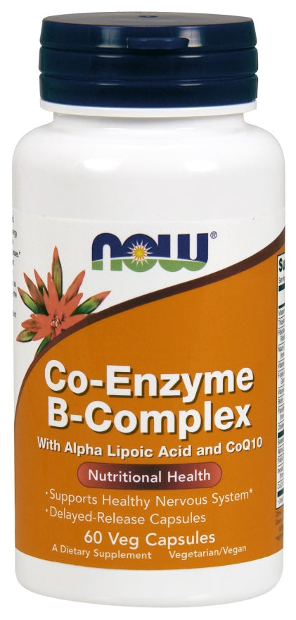 NOW Foods B kompleksa kofermenti – 60 kapsulas
