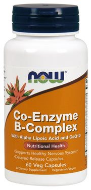Produkto nuotrauka: NOW Foods Co-Enzyme B-Complex - 60 kapsulių