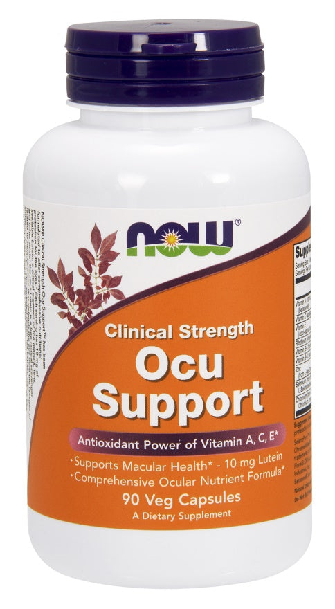 NOW Foods Ocu Support klīniskās stiprības tabletes – 90 kapsulas