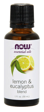 NOW Foods ēterisko eļļu, citronu un eikaliptu maisījums – 30 ml.