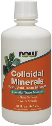 Produkto nuotrauka: NOW Foods Colloidal Minerals, Original - 946 ml.