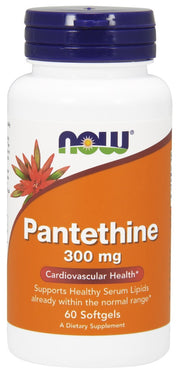 Produkto nuotrauka: NOW Foods Pantethine, 300mg - 60 minkštųjų kapsulių