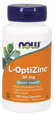 NOW Foods L - OptiZinc, 30 mg – 100 kapsulas