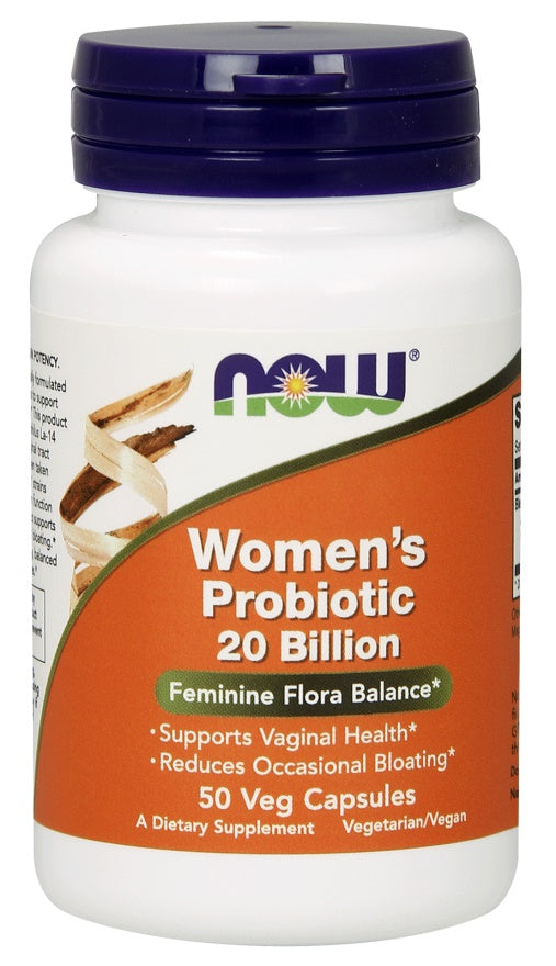 NOW Foods probiotikas sievietēm 20 miljardi – 50 kapsulas
