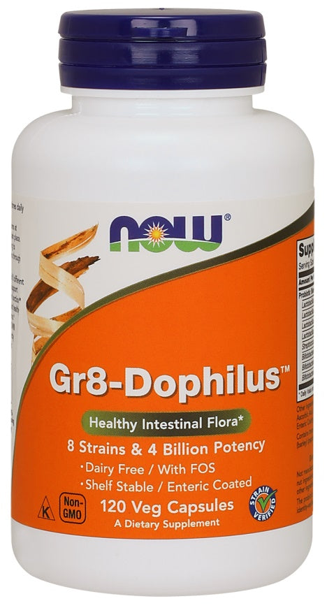Produkto nuotrauka: NOW Foods Gr8-Dophilus - 120 kapsulių