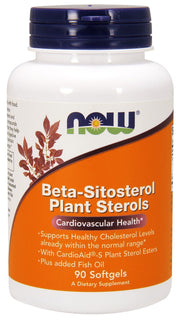 NOW Foods beta - sitosterola augu sterīni – 90 kapsulas