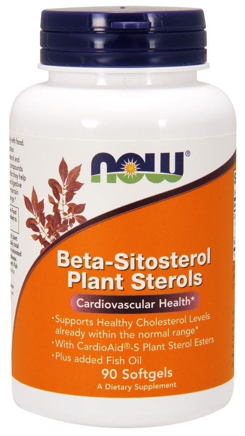 NOW Foods beta - sitosterola augu sterīni – 90 kapsulas
