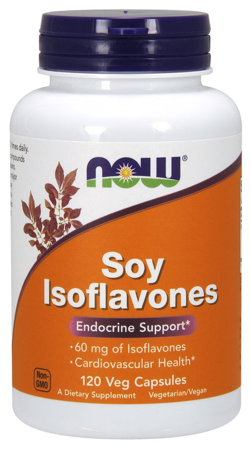 Produkto nuotrauka: NOW Foods Soy Isoflavones - 120 kapsulių