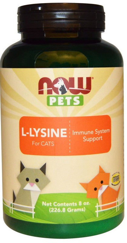 NOW Foods Pets, L-lizīns kaķiem — 226 g