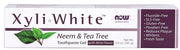 NOW Foods XyliWhite, neem un tējas koka zobu pastas želeja — 181 g