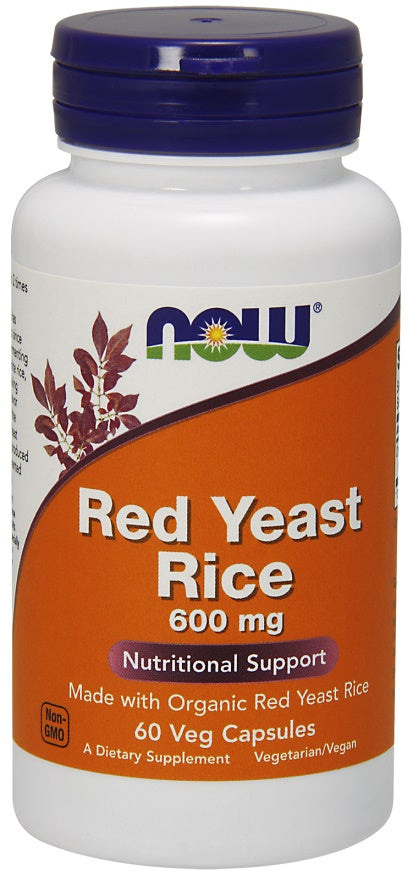 Produkto nuotrauka: NOW Foods Red Yeast Rice, 600mg - 60 kapsulių
