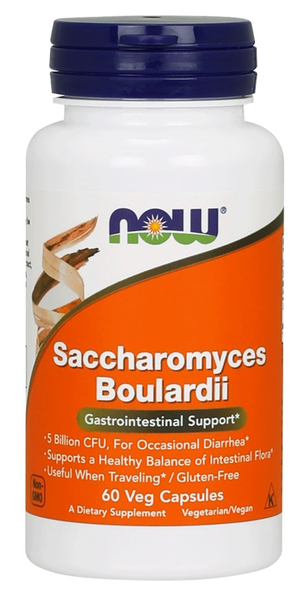 NOW Foods Saccharomyces Boulardii – 60 kapsulas