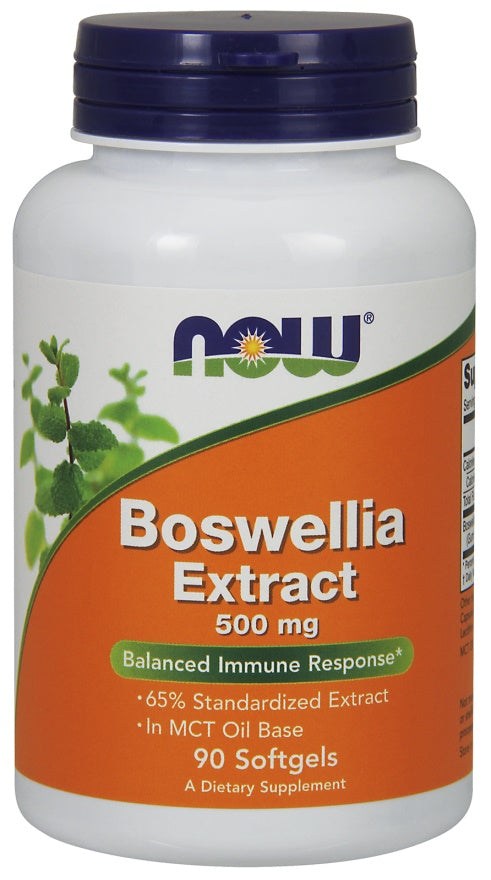 NOW Foods Bosvēlijas ekstrakts, 500 mg – 90 kapsulas