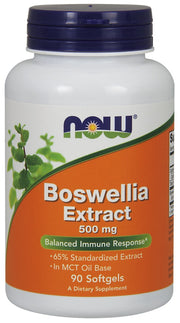 Produkto nuotrauka: NOW Foods Boswellia Extract, 500mg - 90 minkštųjų kapsulių