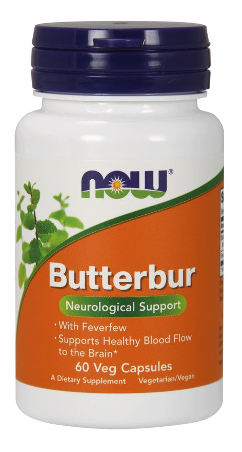 Produkto nuotrauka: NOW Foods Butterbur - 60 kapsulių