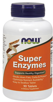 NOW Foods Super fermenti - 90 tabletes
