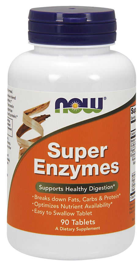 NOW Foods Super fermenti - 90 tabletes