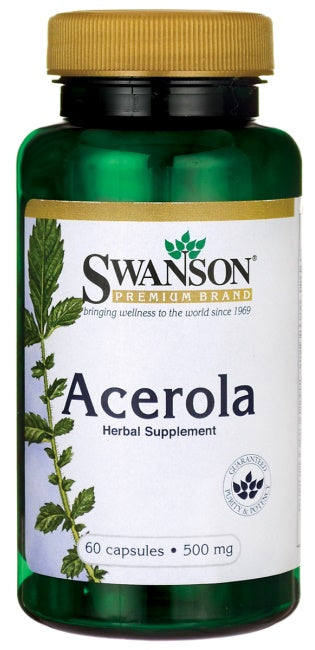 Swanson acerola, 500 mg – 60 kapsulas