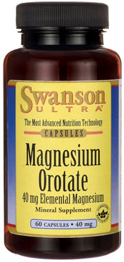 Swanson magnija orotāts, 40 mg – 60 kapsulas